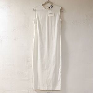 NEW Beare Park Drill Sleeveless Dress in Ivory SS23 Size 6